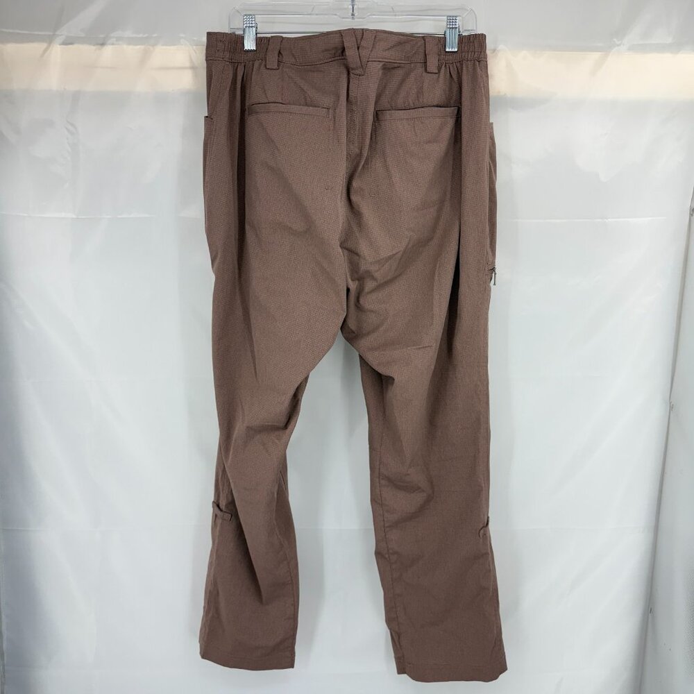 Duluth Trading Women 16 Convertible Hiking Pant Brown Roll Up Outdoor Camping - Picture 2 of 9